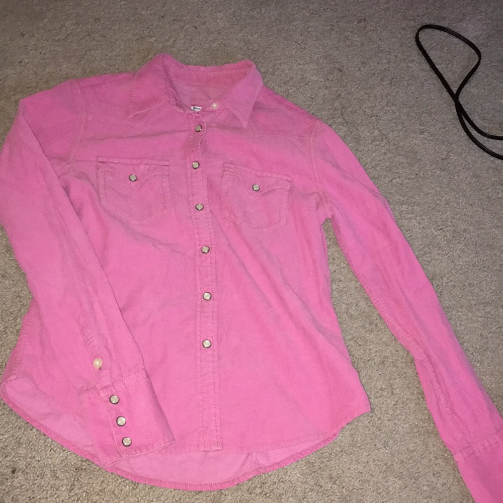 Pink Button Down
